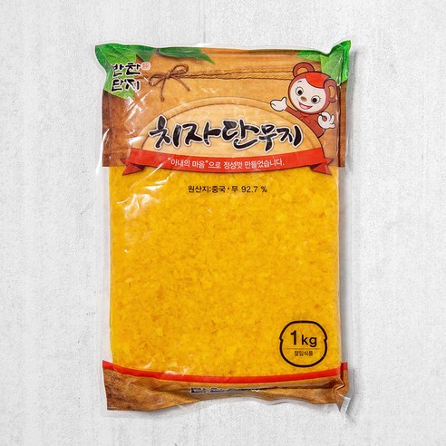 치자(알밥)단무지(중국제조)(반찬단지,냉장,중국) 1kg