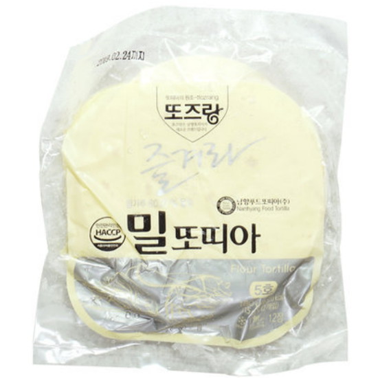 밀또띠아,외식,남향,180G(15G*12EA)/PAC,5인치