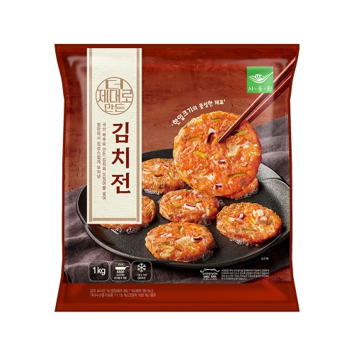 더 제대로만든 김치전 사옹원PK.(1kg) / (30g*33±2ea)