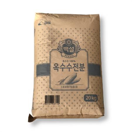 옥수수전분,옥수수전분:수입산,백설,20KG/EA