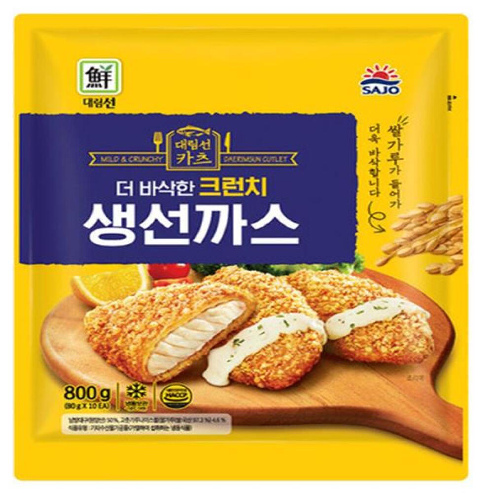 더바삭한크런치생선까스(사조대림,냉동) 800g