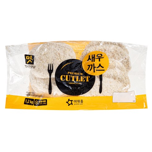 P1새우까스 행복한맛남EA(120g*10ea)