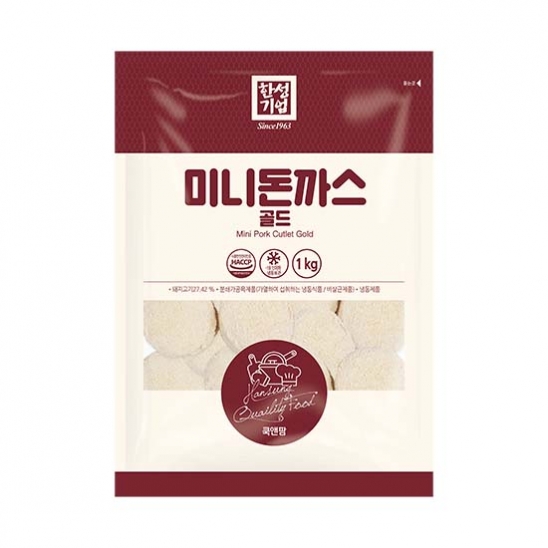 미니돈까스골드(한성기업,냉동) 1kg