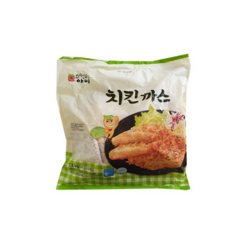 치킨가스(닭가슴살53),계육:국산,야미,1KG(100G*10EA)/PAC