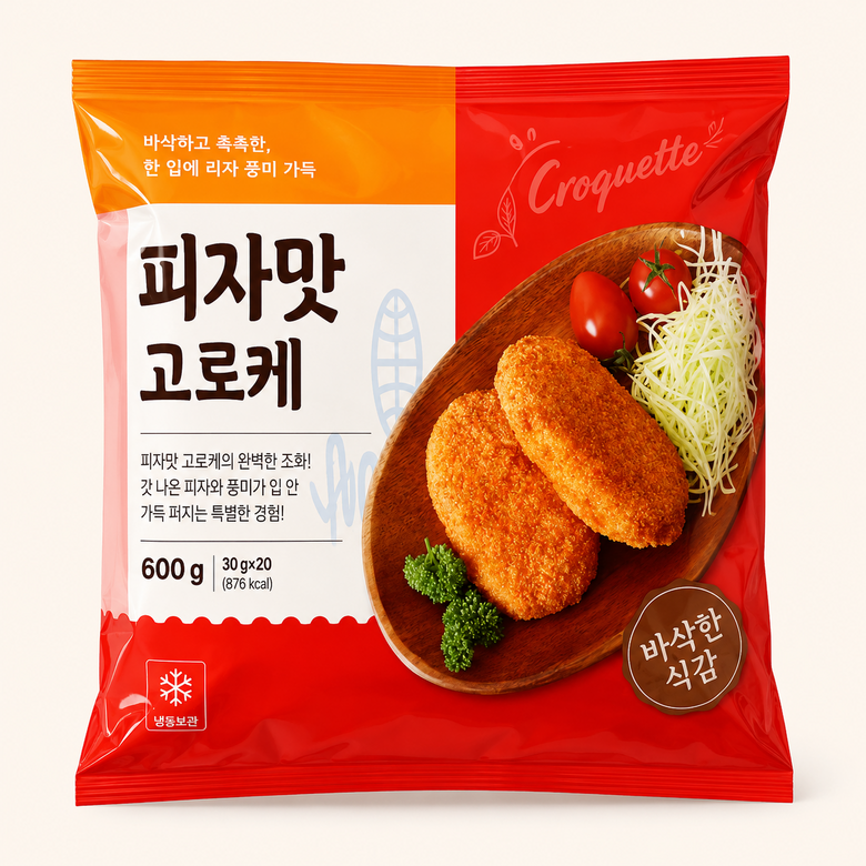 [GS]피자맛고로케,DC,중국산,600G(30G*20EA)/PAC