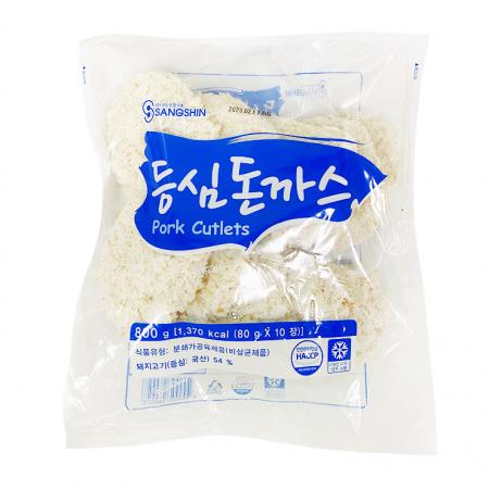 통등심돈가스(등심53),돈육:국산,하늘,800G(80G*10EA)/PAC