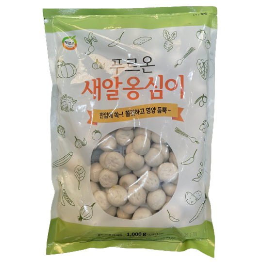 새알옹심이만두,푸르온,1KG(약96EA)/PAC