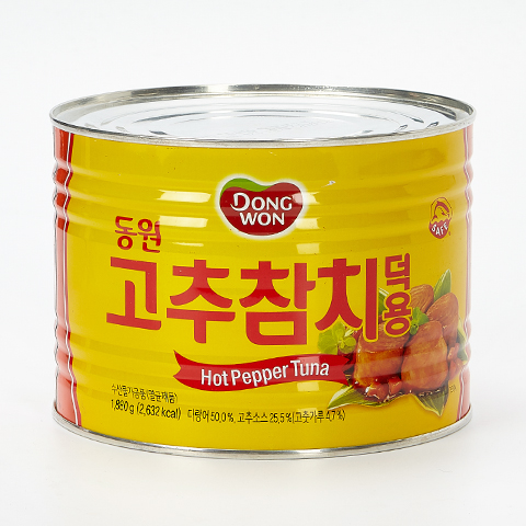 고추참치캔,다랑어:원양산,동원,1.88KG/EA