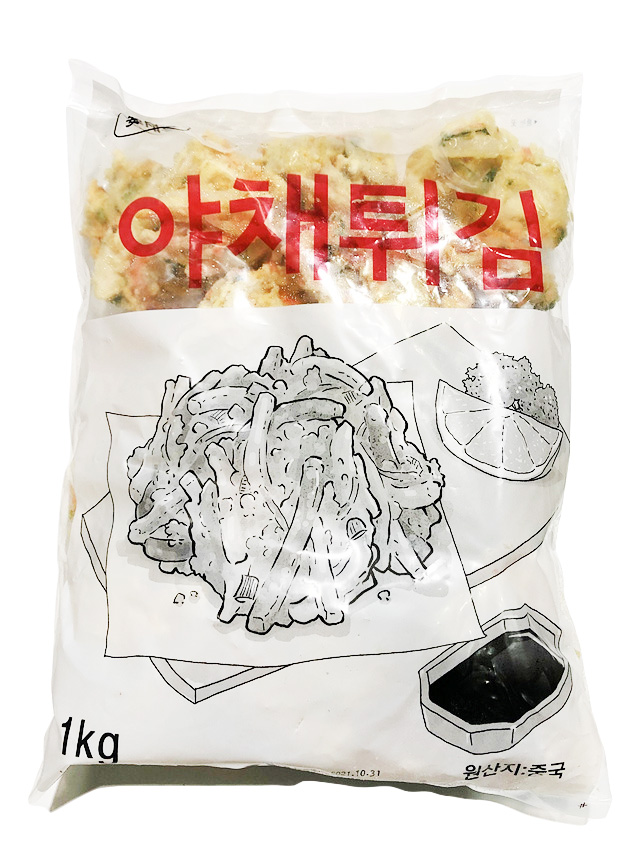 야채튀김,중국산,가토코,1KG(40G*25EA)/PAC