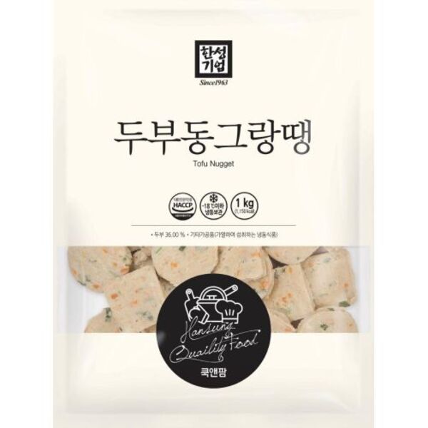 두부동그랑땡,한성,1KG(28G*35EA)/PAC