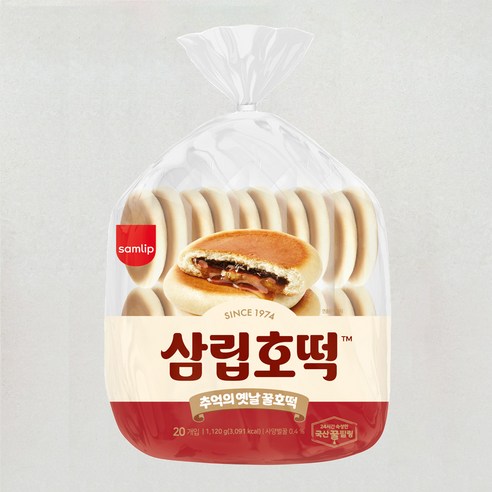 추억의옛날꿀호떡,삼립,1.12KG(20개입)/PAC