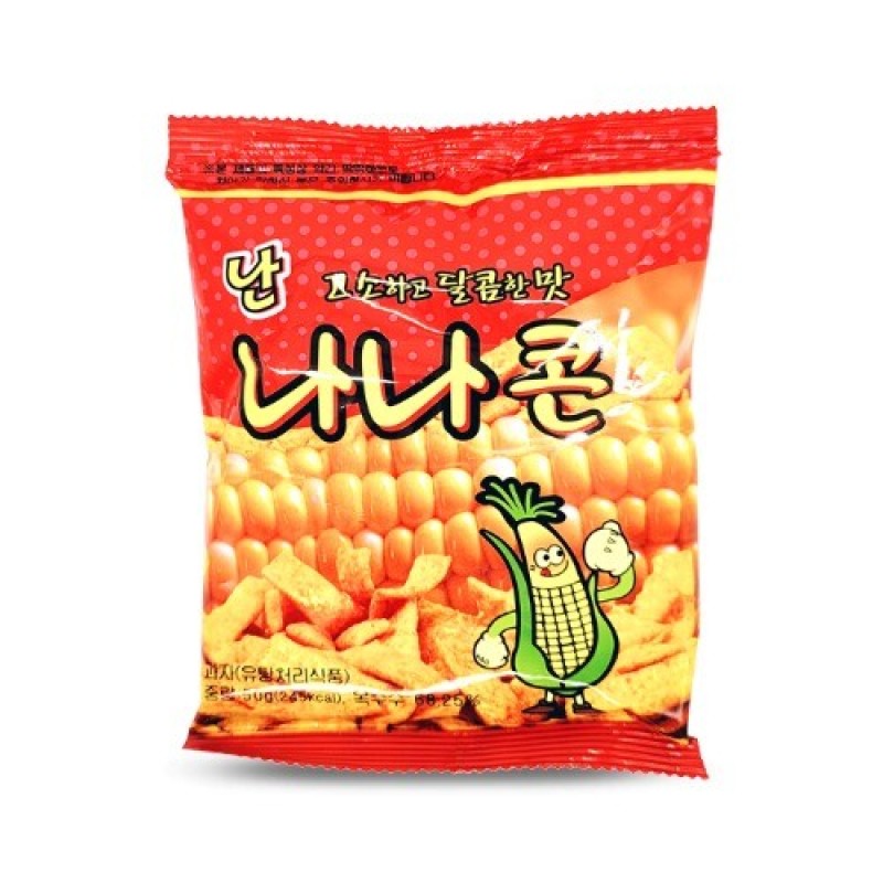 추억의 난나나콘 50g,(1묶음 10개입), 50g, 추억의과자