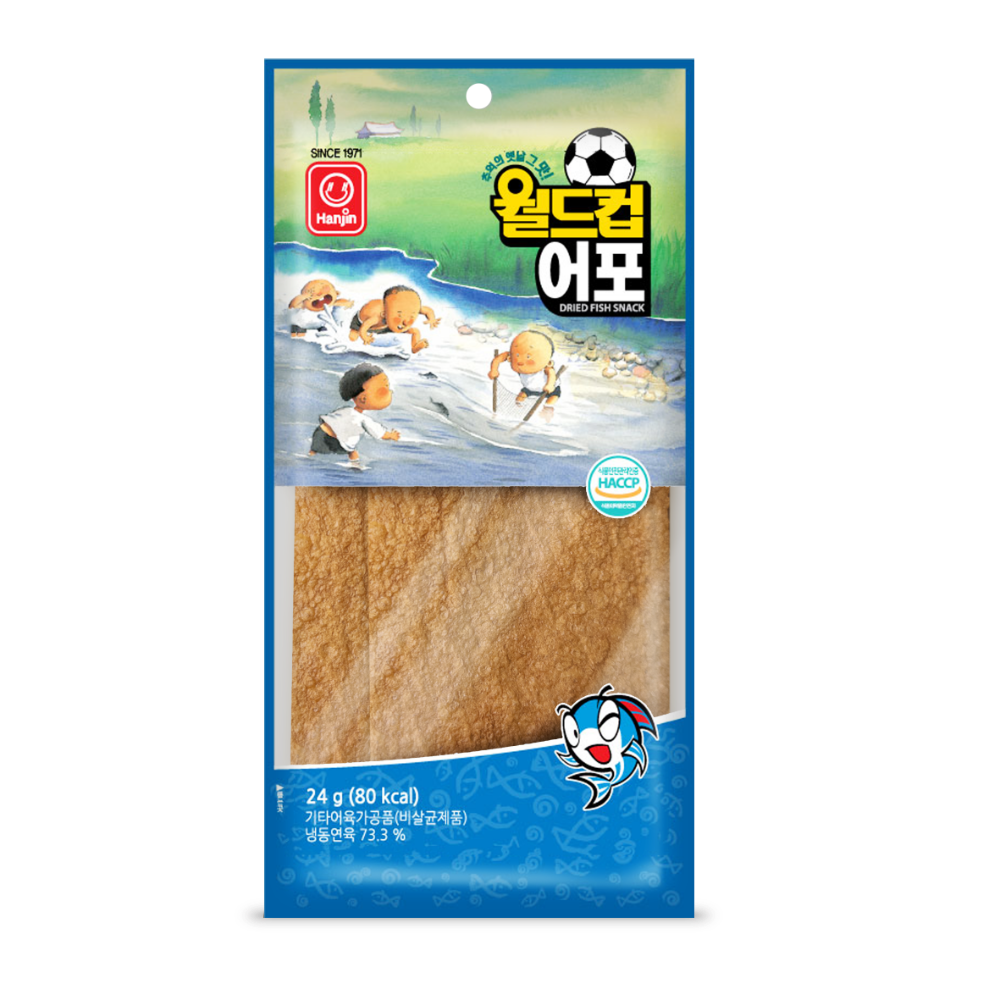 한진 추억의 옛날 월드컵어포24g,(1묶음 10개입)