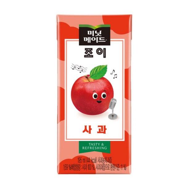 조이사과주스(팩),DC,미닛메이드,195ML/EA,32EA/BOX