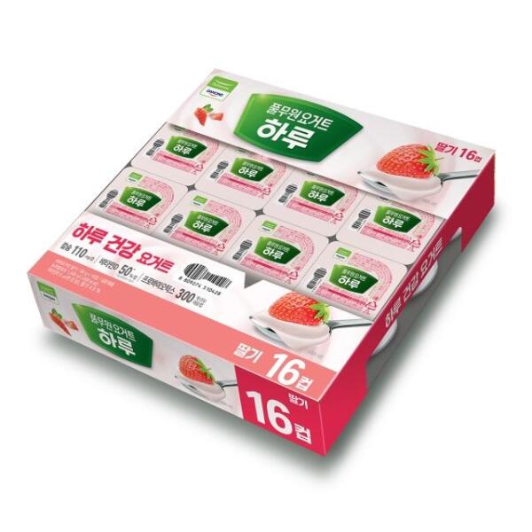 떠먹는요구르트,하루요거트,딸기,원유(국산),풀무원,80G/EA
