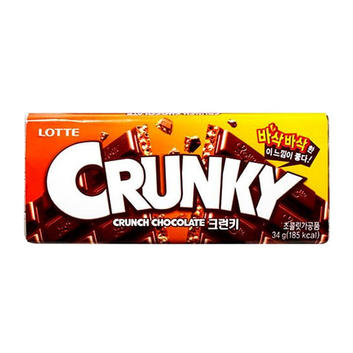 롯데) 크런키 34g,(1타 12개입)