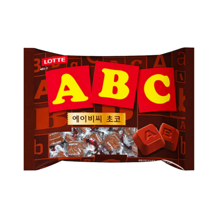 롯데) ABC 초코 72g,(1묶음 4개입)