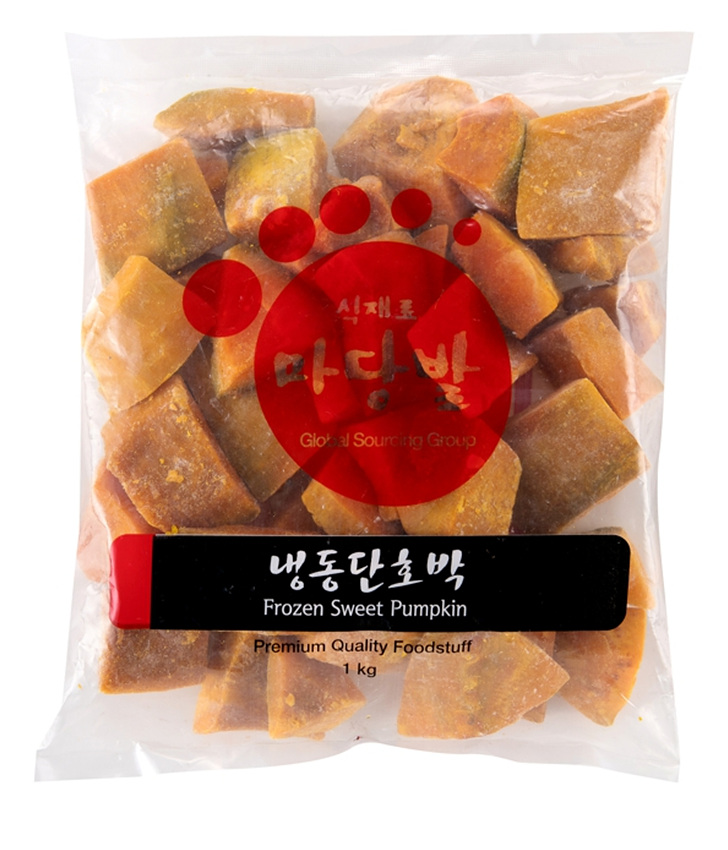 (C)깐단호박(상품,냉동,죽용,중국) 1KG