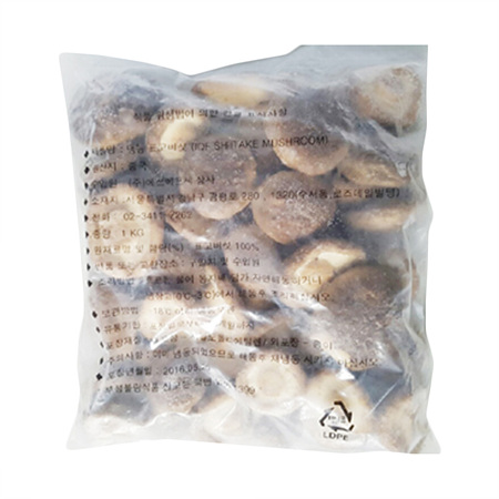 (C)표고버섯(원형)(상품,냉동,중국) 1KG