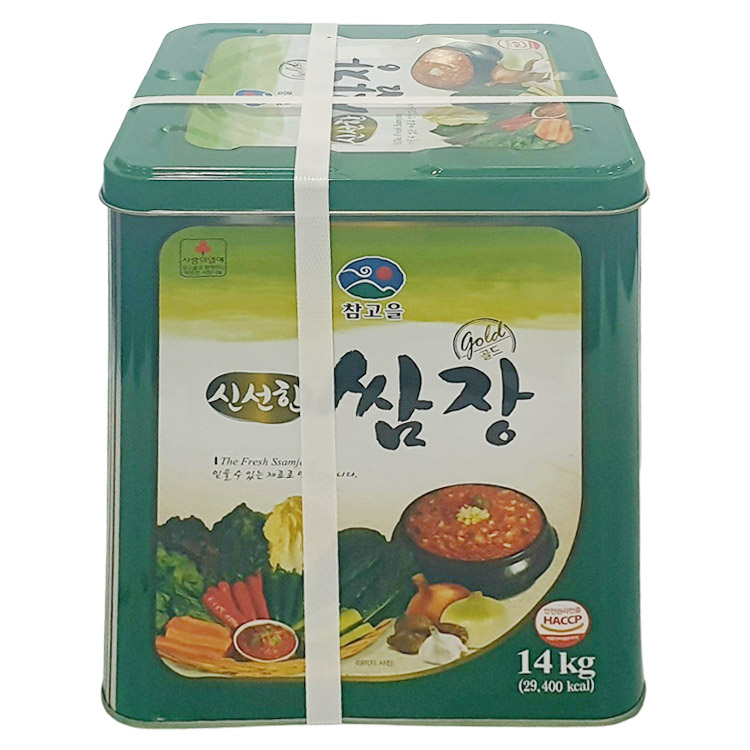 참고을 신선한쌈장골드 14KG(캔)