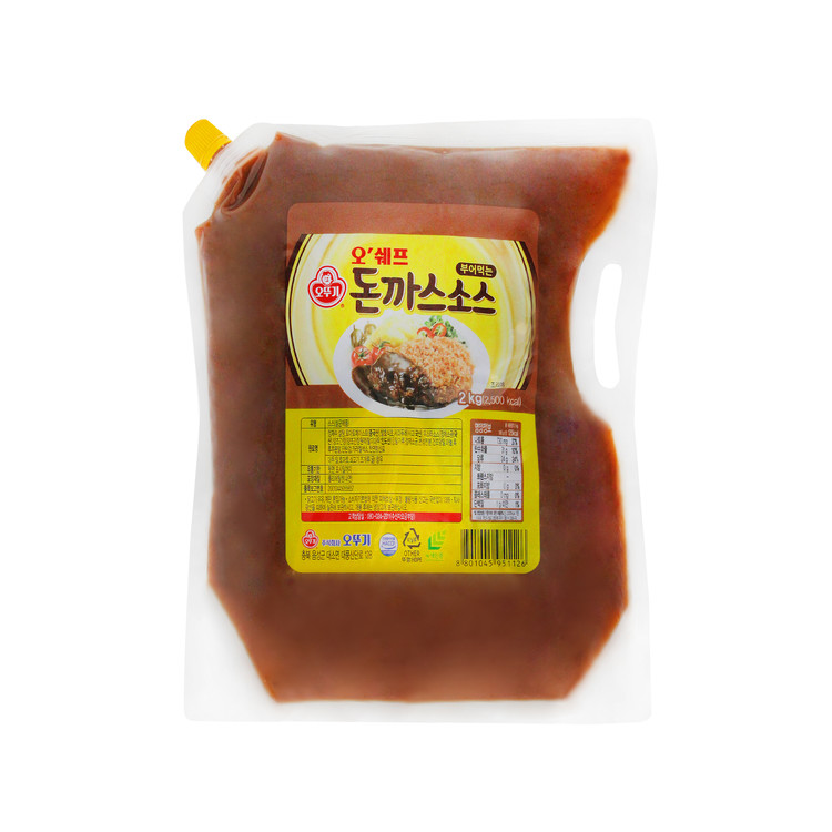 오쉐프 부어먹는 돈까스소스 스파우트팩 2KG