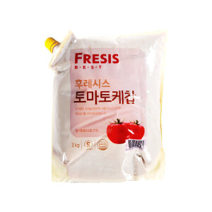 케찹,DC,토마토페이스트:외국산,후레시스,스파우트,3KG/PAC