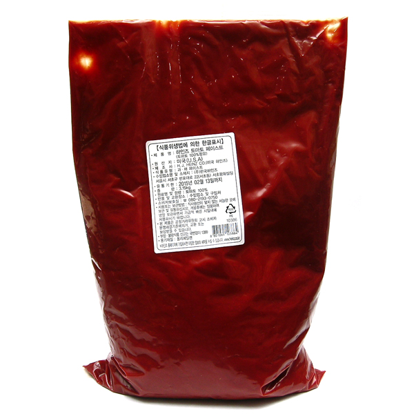 파우치토마토페이스트,미국산,하인즈,3.15KG/PAC
