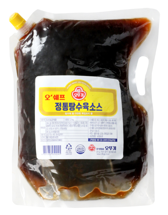 오쉐프 정통 탕수육소스 2KG