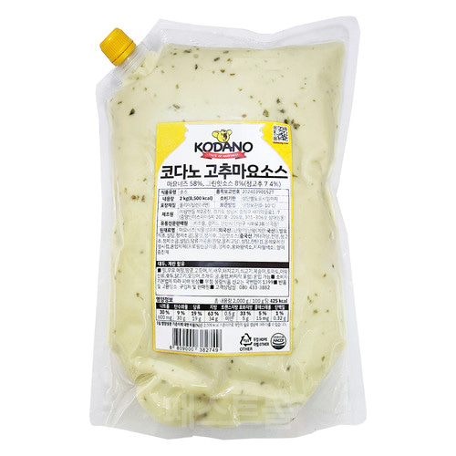 코다노고추마요소스,조흥,2KG/EA