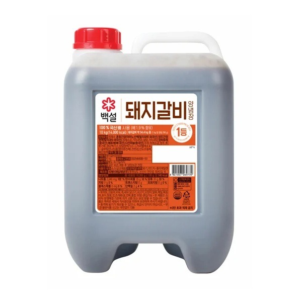 백설/돼지갈비양념장10KG/상온