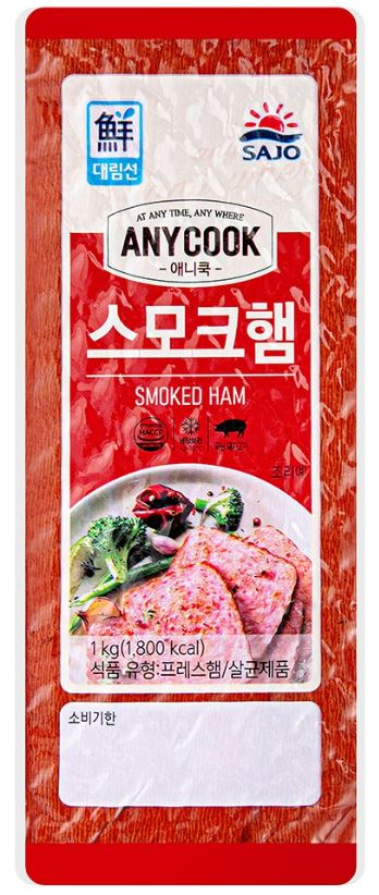 애니쿡스모크햄(사조대림,냉장) 1kg