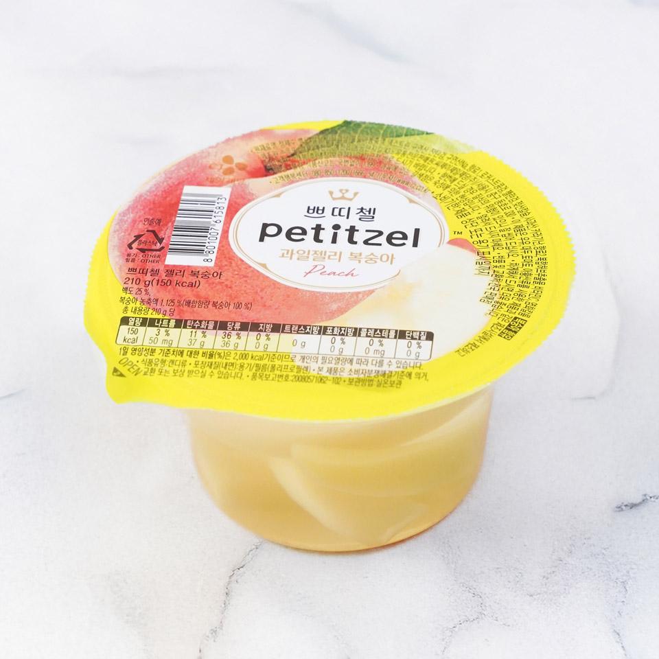 (간편식)쁘띠첼과일젤리복숭아(CJ제일제당,냉장),90g(1EA)