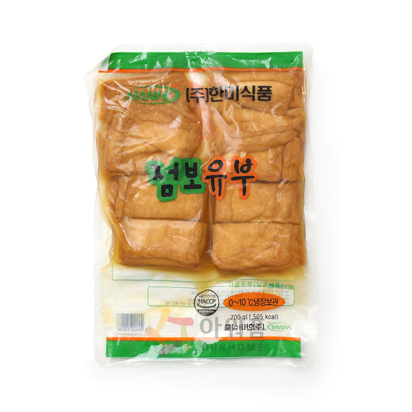 점보조미유부,대두:외국산,한미,700G(40EA)/PAC,8*4CM