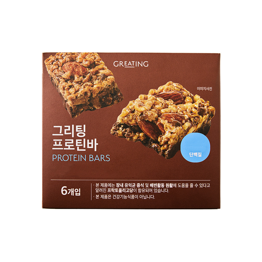(H-간편식)그리팅 프로틴바(번들)(엄마사랑,실온),240g(40g*6EA/14팩 단위발주)
