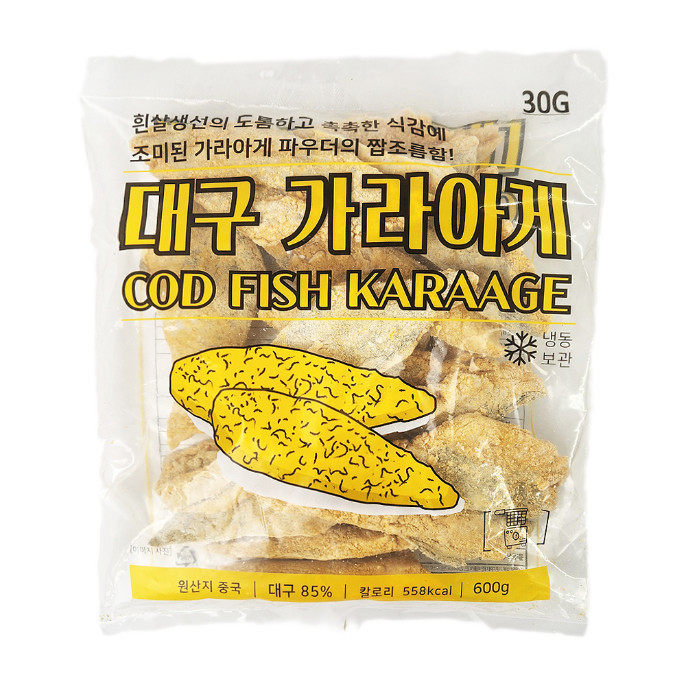 (쿠벤도시락범용)대구가라아게(냉동,수입) 600g