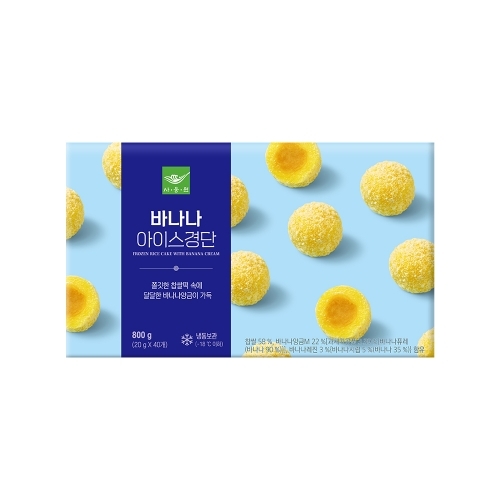 아이스경단떡(바나나),사옹원,800G 800G(20G*40EA)/PAC