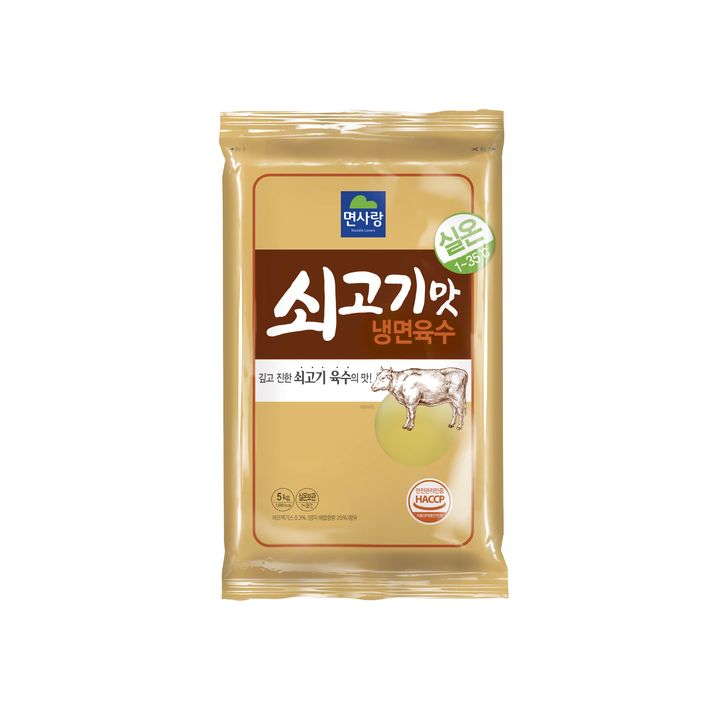 쇠고기맛냉면육수 면사랑PK.(5kg)