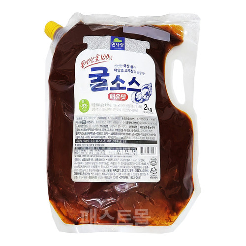 굴소스(매운맛)(면사랑,냉장) 2kg
