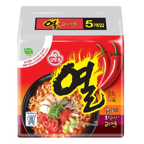 열라면 (120G*5)