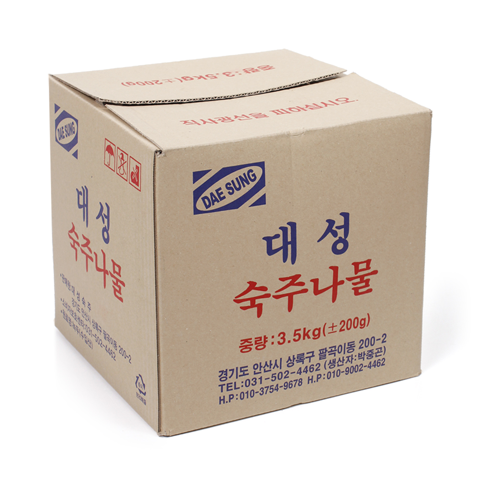숙주나물 박스 3.5kg