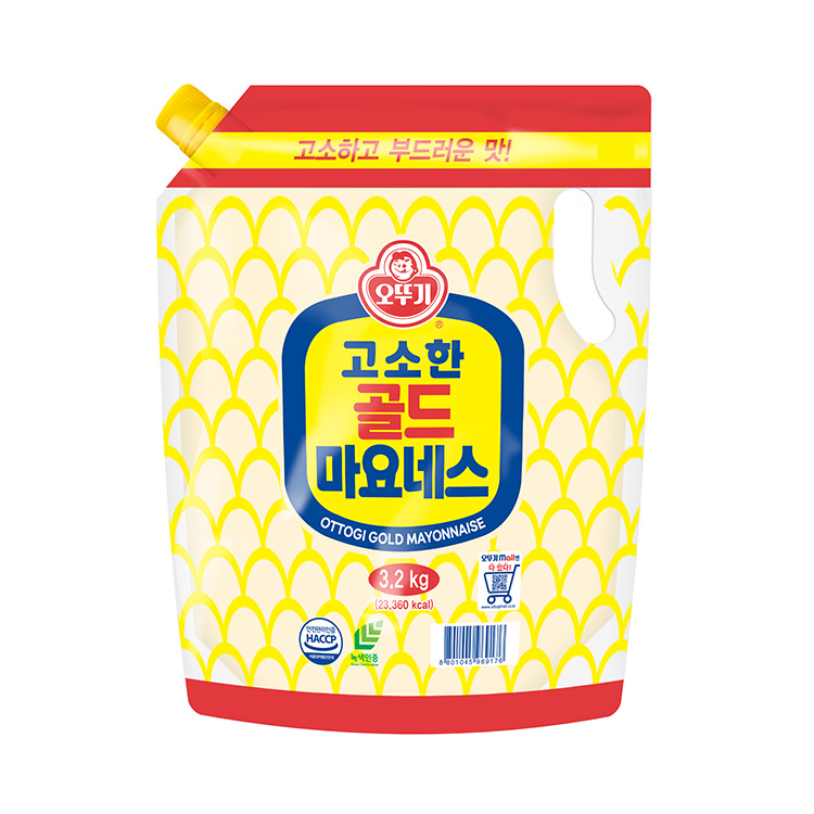 마요네즈(스파우트팩),DC,식물성유지(대두:외국산),오뚜기,3.2KG/P